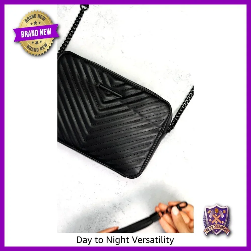 Synthetic Crossbody Bag Versatile Shoulder Wear Chic Minimal Functional Compact - Picture 7 of 7
